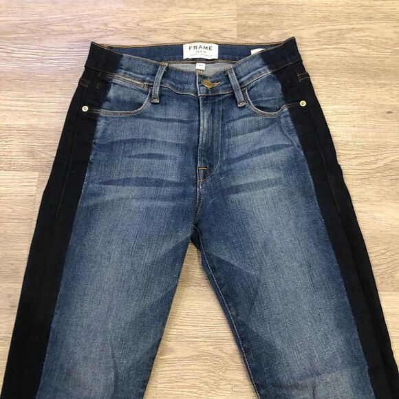 Frame Le High Skinny Crop Jeans Size 24 - Picture 5 of 10